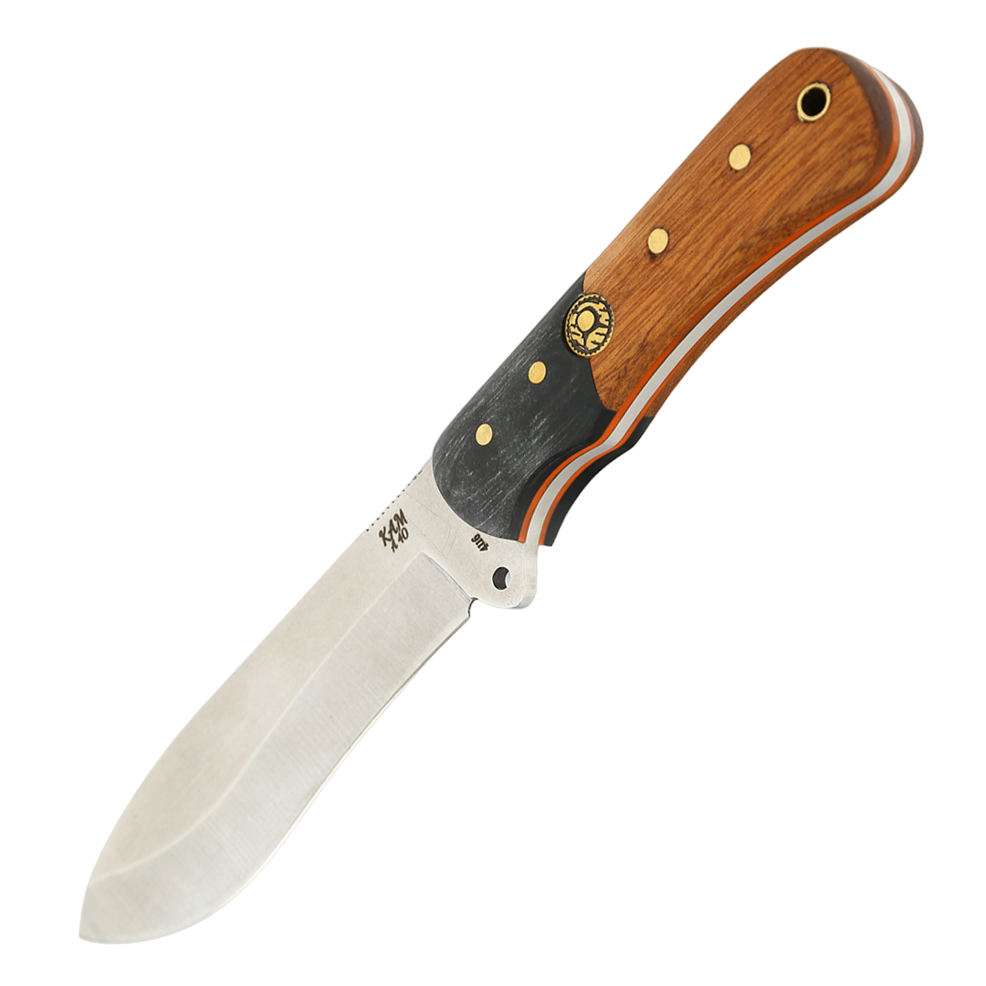 Kam Knife - Fixed-Blade OUTOKUMPU  Knife Stainless Steel 4116 with 4.33" Blade EDC Knife; Micarta Handle Camping Knife; Large Hunting Knife Perfect for Outdoors and Hiking - Kam Knife US