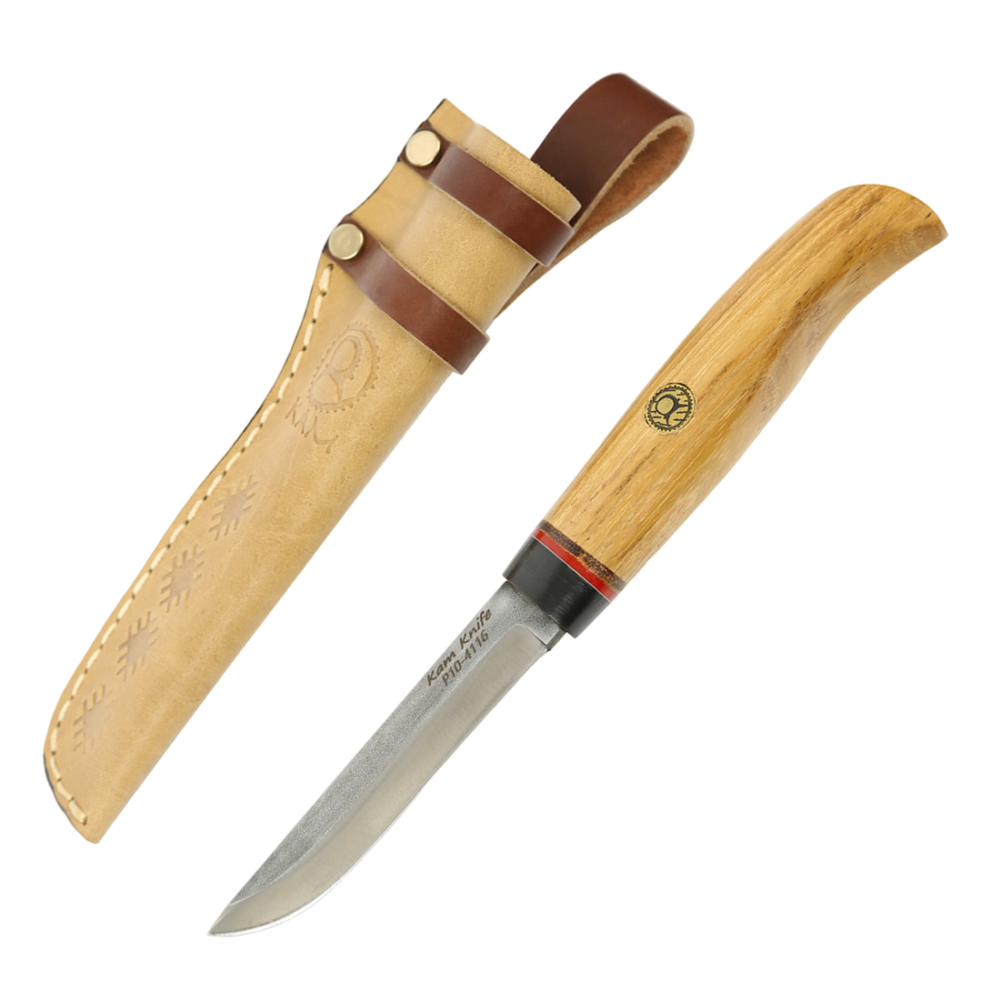 Kam Knife – P10 - 4116 Steel - Accacia Wood Handle -  Puukko Knife