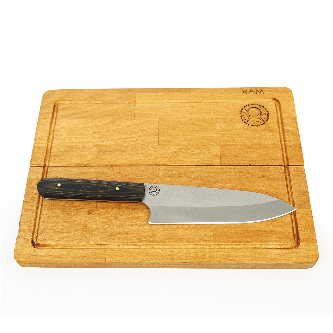 Kam Knife — Chef Knife Alloy Steel Blade; Kitchen Knife with Folding Cutting Board; Portable Cooking Knife; Sharp Knife Perfect for Indoors and Outdoors - Kam Knife US