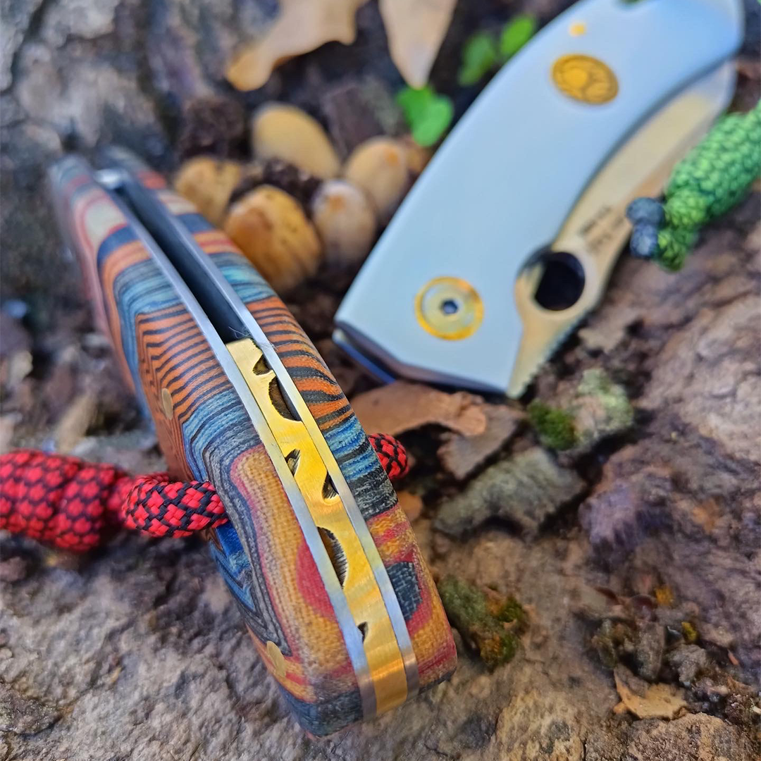 Kam Knife – OUTOKUMPU Back Lock Pocket Knife Survival EDC Knife 4116 with 3.54" Brass Handle Camping Knife; Small Hunting Knife Perfect for Outdoors, Camping and Hiking - Kam Knife US