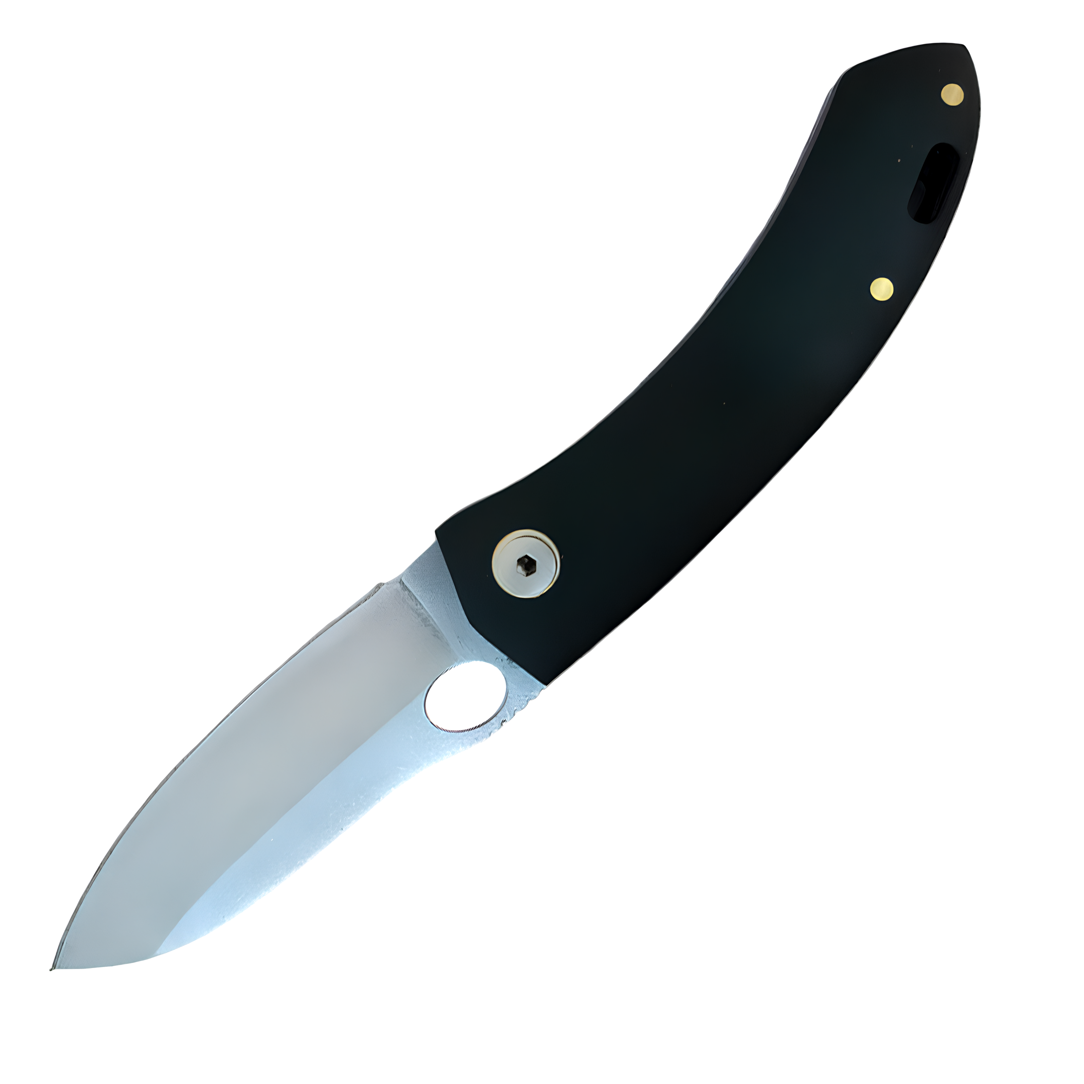 Kam Knife - T10 - 4116 Steel - Black Handle - Pocket Knife