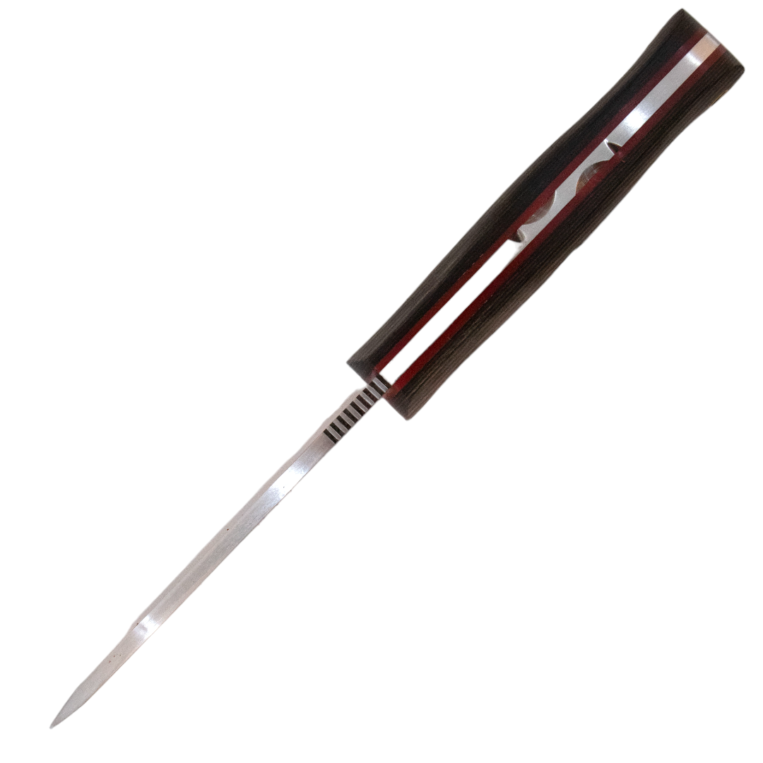 Kam Knife - A10 - N690 Steel - Black Handle - Fixed Blade