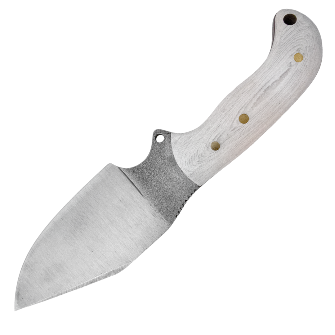 Kam Knife - Z9 - N690 Steel - White Handle - Fixed Blade