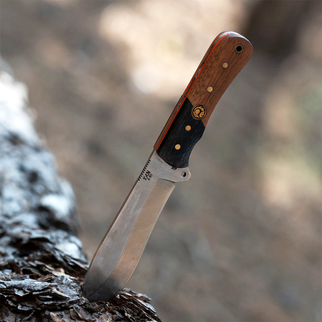 Kam Knife - Fixed-Blade OUTOKUMPU  Knife Stainless Steel 4116 with 4.33" Blade EDC Knife; Micarta Handle Camping Knife; Large Hunting Knife Perfect for Outdoors and Hiking - Kam Knife US