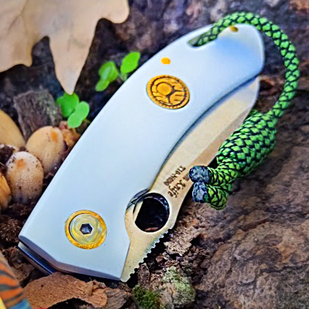 Kam Knife - Folding Knife BÖHLER Stainless Steel N690 with 3.14" Blade EDC Knife; White Handle Camping Knife; Small Hunting Knife Perfect for Outdoors and Hiking - Kam Knife US
