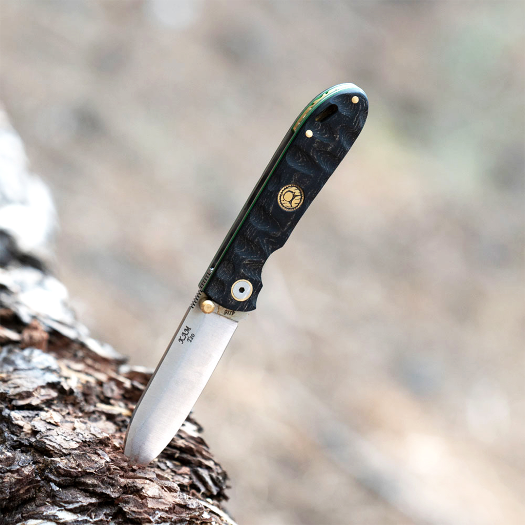 Kam Knife - Pocket Knife BÖHLER Stainless Steel 4116 Blade with 3.54" Blade EDC Knife; White Handle Camping Knife; Small Hunting Knife Perfect for Outdoors and Hiking - Kam Knife US