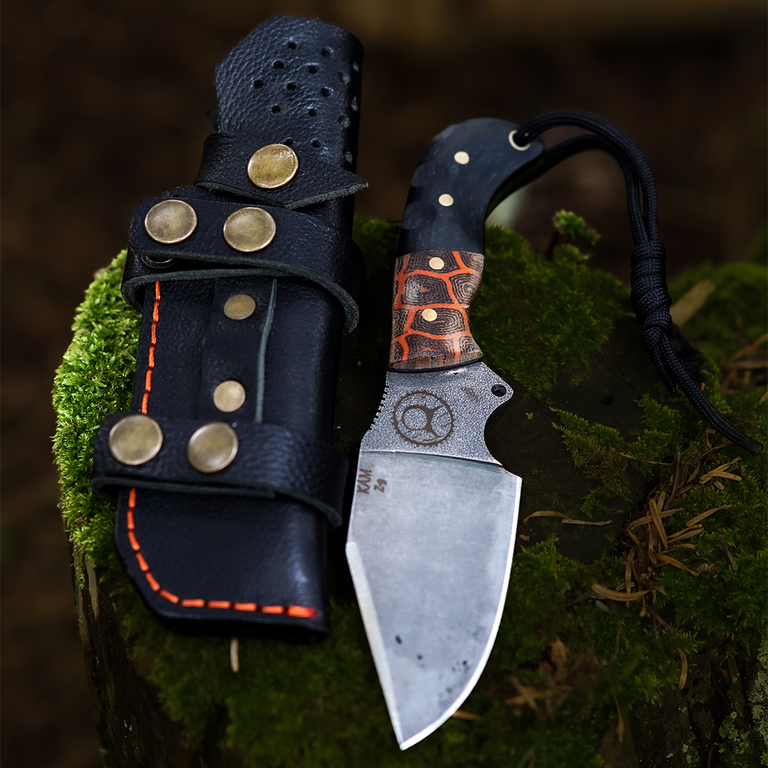 Kam Knife - Fixed-Blade BÖHLER Stainless Steel N690 with 3.14" Blade EDC Knife; Micarta Handle Camping Knife; Small Hunting Knife Perfect for Outdoors and Hiking - Kam Knife US